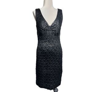 Nicole Miller Gold Label Sleeveless Little Black Dress, Cocktail Dress Size 6
